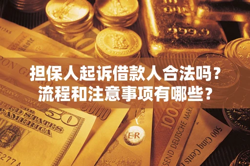 北京担保人起诉借款人合法吗？流程和注意事项有哪些？