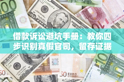 北京借款诉讼避坑手册：教你四步识别真假官司，留存证据不踩雷