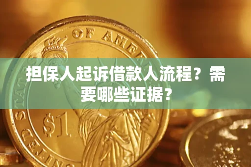 北京担保人起诉借款人流程？需要哪些证据？
