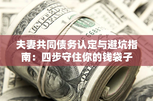 北京夫妻共同债务认定与避坑指南：四步守住你的钱袋子