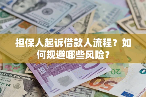 北京担保人起诉借款人流程？如何规避哪些风险？