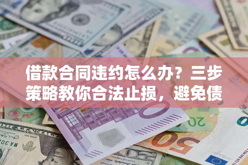 北京借款合同违约怎么办？三步策略教你合法止损，避免债务危机升级