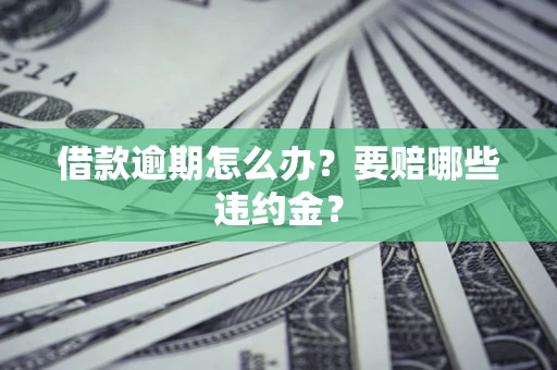 北京借款逾期怎么办？要赔哪些违约金？