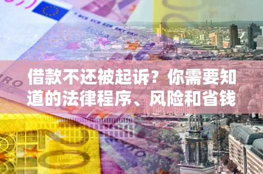北京借款不还被起诉？你需要知道的法律程序、风险和省钱技巧